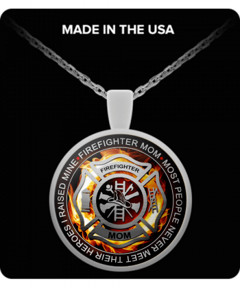 Firefighter Mom Necklace